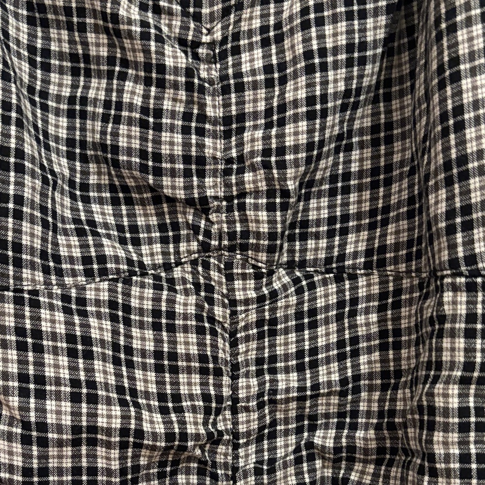 Black and White Plaid Dress Holister Dress - Picture 8 of 12